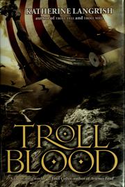Cover of: Troll Blood by Katherine Langrish
