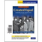 Cover of: Created Equal Brief Vol. 2