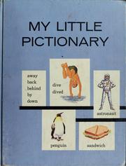 Cover of: My little pictionary of words I know, or want to know