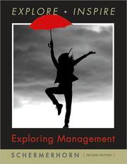 Cover of: Exploring Management by 