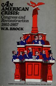 Cover of: An American crisis by William Ranulf Brock, William Ranulf Brock