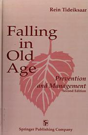 Cover of: Falling in old age: prevention and management