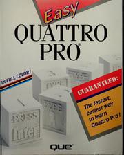 Cover of: Easy Quattro pro