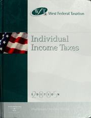 Cover of: West federal taxation, 2005: individual income taxes