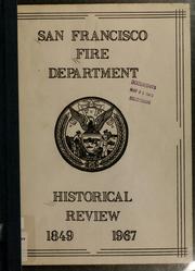 San Francisco Fire Department historical review, 1849-1967
