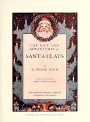 Cover of: The life and adventures of Santa Claus by L. Frank Baum