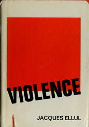 Cover of: Violence by Jacques Ellul