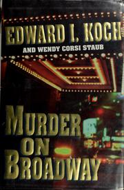 Cover of: Murder on Broadway