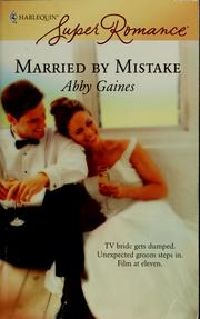 Cover of: Married by mistake
