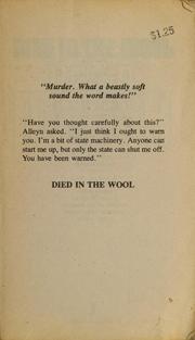 Cover of: Died in the Wool