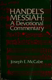 Cover of: Handel's Messiah by Joseph E. McCabe