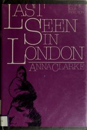 Cover of: Last seen in London