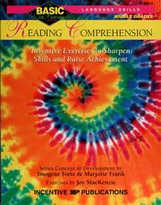 Cover of: Reading comprehension, grades 6-8p+s: inventive exercises to sharpen skills and raise achievement