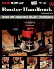 Cover of: Router handbook by Patrick E. Spielman