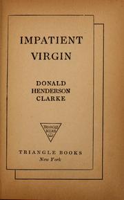 Cover of: Impatient virgin
