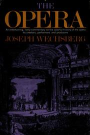 Cover of: The opera.