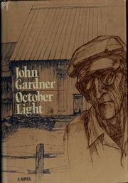 Cover of: October light by John Gardner