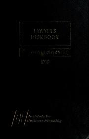 Cover of: Lawyer's desk book