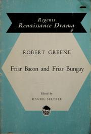 Cover of: Friar Bacon and Friar Bungay.