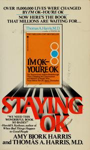 Cover of: Staying OK