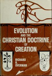 Cover of: Evolution and the Christian doctrine of creation: a Whiteheadian interpretation