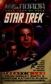 Cover of: Treaty's Law: Day of Honor, Book Four: Star Trek