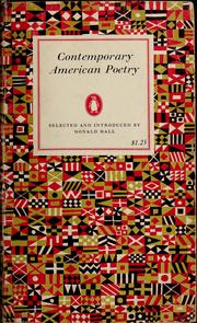 Cover of: Contemporary American poetry by Donald Hall