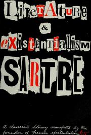 Cover of: Literature & existentialism.