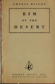 Cover of: Rim of the desert