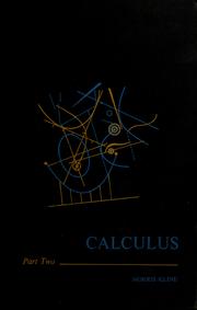 Cover of: Calculus: an intuitive and physical approach. by Morris Kline