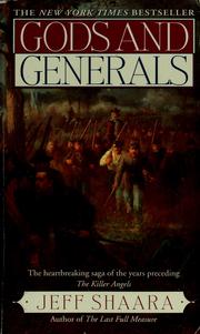 Cover of: Gods and generals by Jeff Shaara