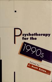 Cover of: Psychotherapy for the 1990s