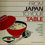 Cover of: From Japan to your table