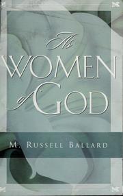 Cover of: As women of God by M. Russell Ballard