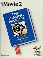 Cover of: IMovie2: the missing manual