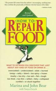 Cover of: How to repair food