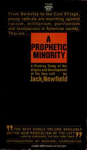 Cover of: A prophetic minority