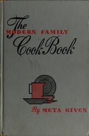 Cover of: The modern family cook book: for daily use in the American home