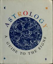 Cover of: Astrology: a guide to the signs