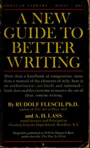 Cover of: A new guide to better writing