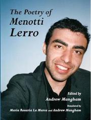 Cover of: The poetry of Menotti Lerro
