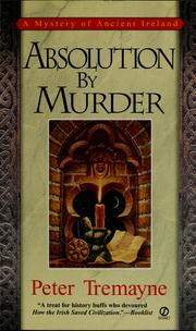 Cover of: Absolution by Murder: a Sister Fidelma mystery