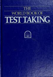 Cover of: The World book of test taking.