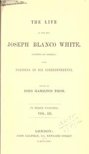 Cover of: The life of Joseph Blanco White