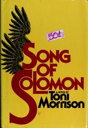 Cover of: Song of Solomon by Toni Morrison