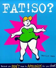 Cover of: FAT!SO? : Because You Don't Have to Apologize for Your Size
