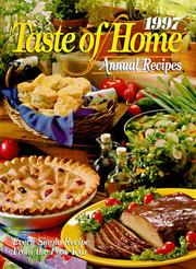Cover of: 1997 Taste of Home Annual Recipes