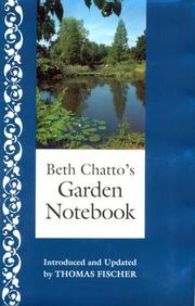 Beth Chatto's garden notebook by Beth Chatto