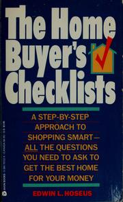 Cover of: The home buyer's checklists