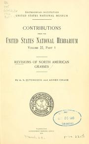 Cover of: Revisions of North American grasses